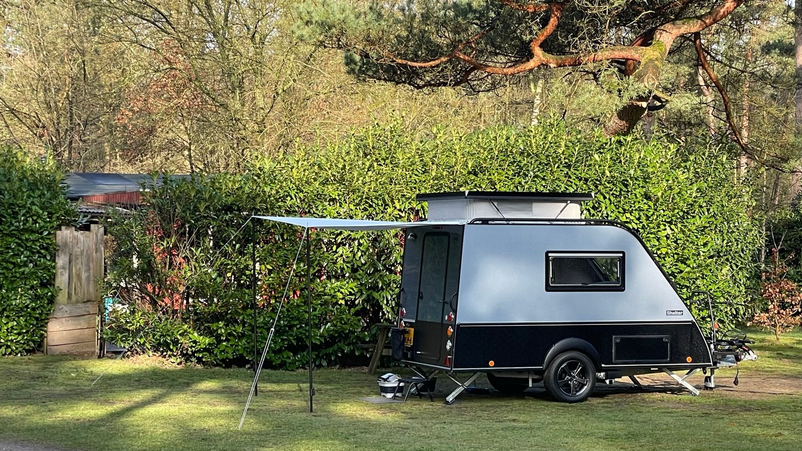 Luifel voor Kip Shelter caravan, Ophalen of Verzenden, Zo goed als nieuw