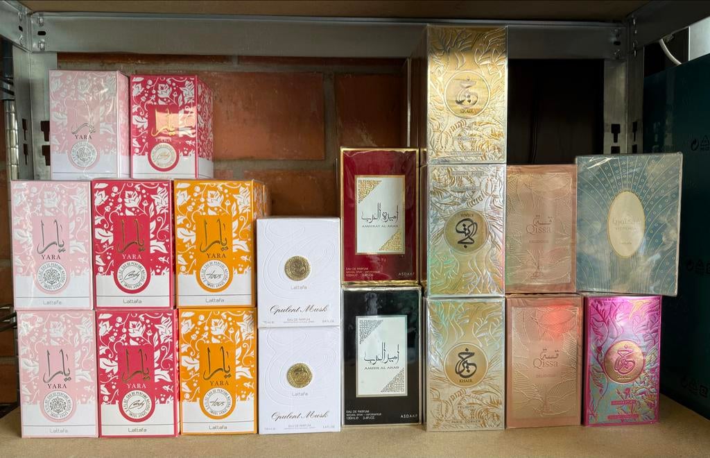 partij Lattafa/ paris corner Dubai evt  ook per stuk, Sieraden, Tassen en Uiterlijk, Uiterlijk | Parfum, Ophalen, Nieuw