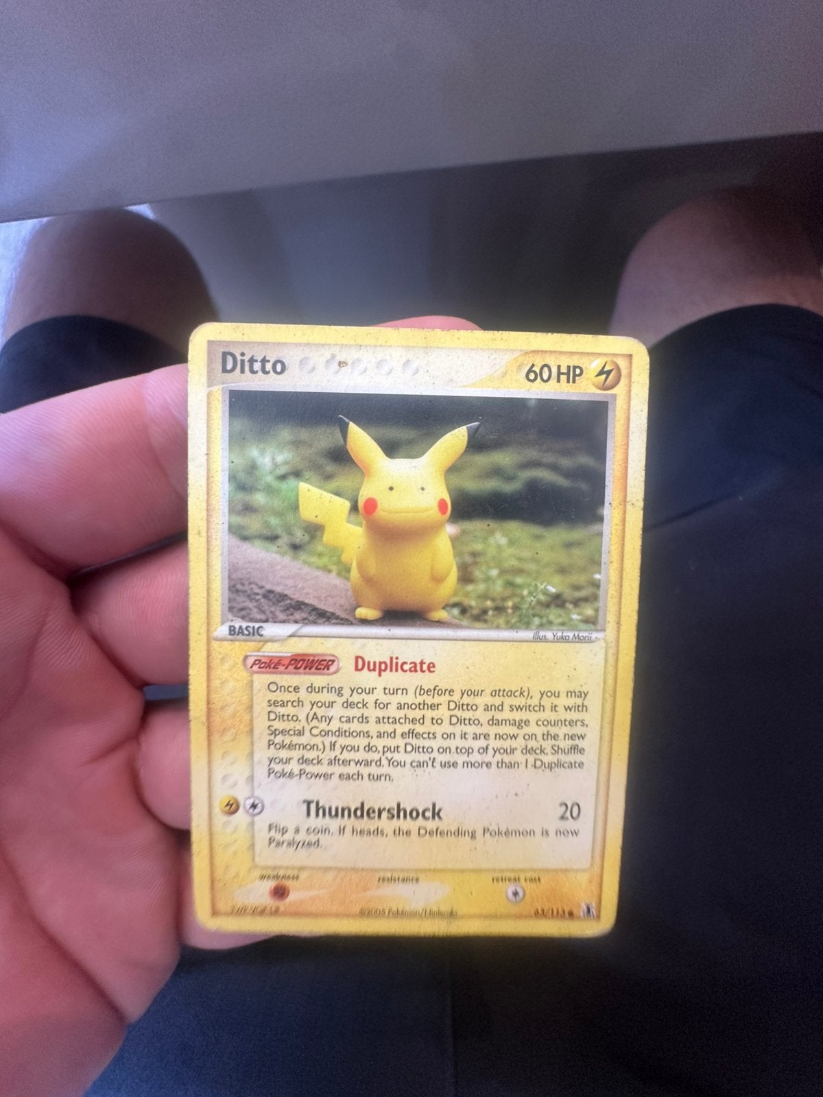 Ditto pikachu, Hobby en Vrije tijd, Verzamelkaartspellen | Pokémon, Ophalen, Zo goed als nieuw
