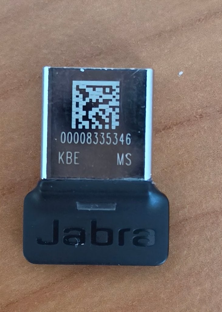 Jabra Link 360 MS END003W USB Bluetooth dongle adapter, Computers en Software, On-ear, Ophalen of Verzenden, Zo goed als nieuw