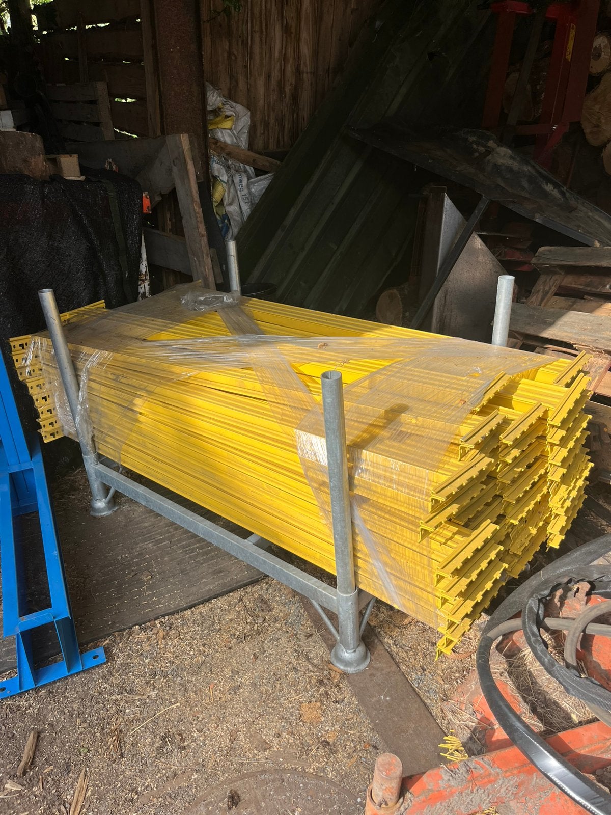 Pallet stelling ligger 2 meter, Ophalen of Verzenden