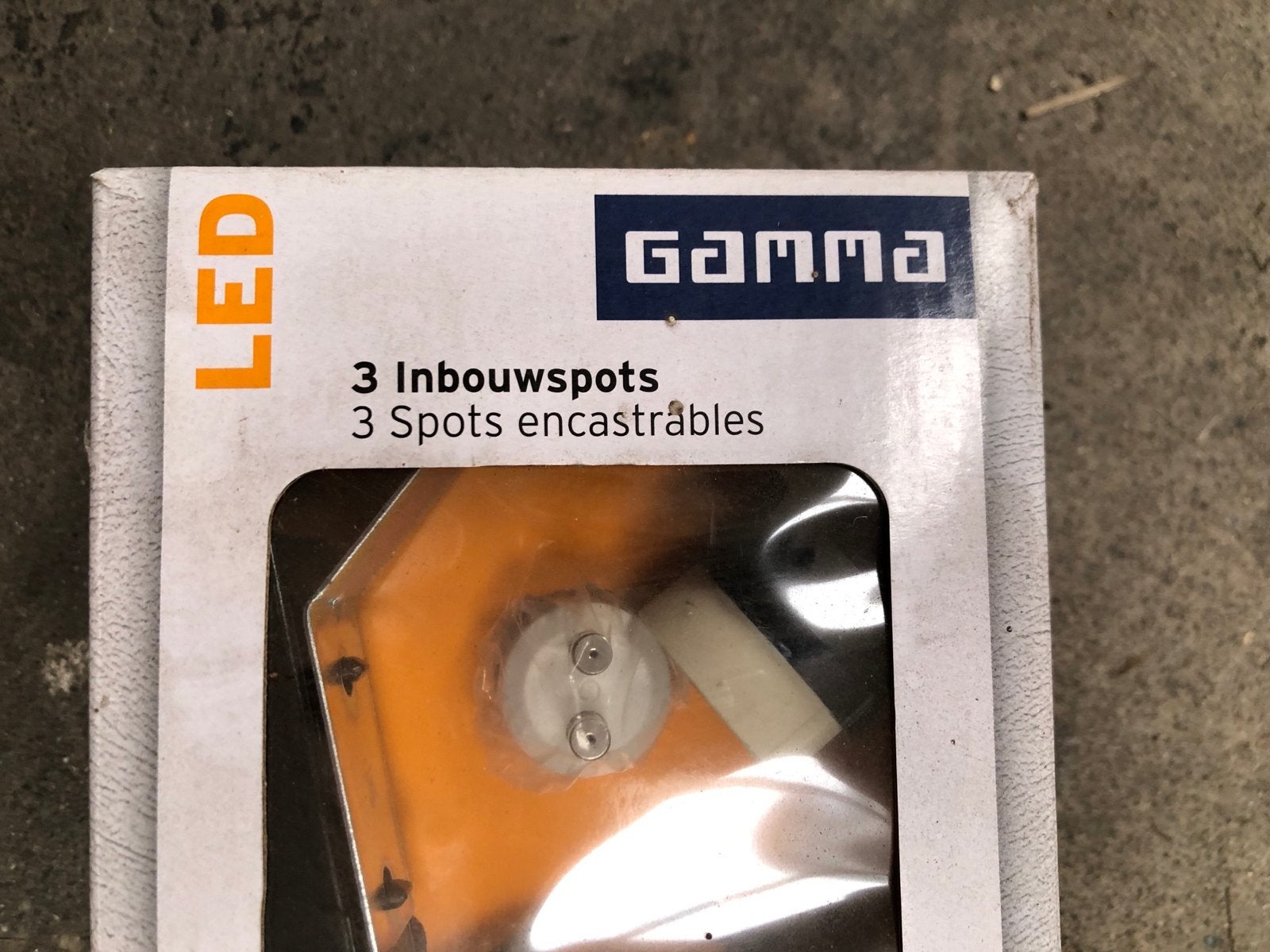 Gamma LED Inbouwspots - Set van 3 (GU10), GU10, Nieuw, Ophalen of Verzenden, LED