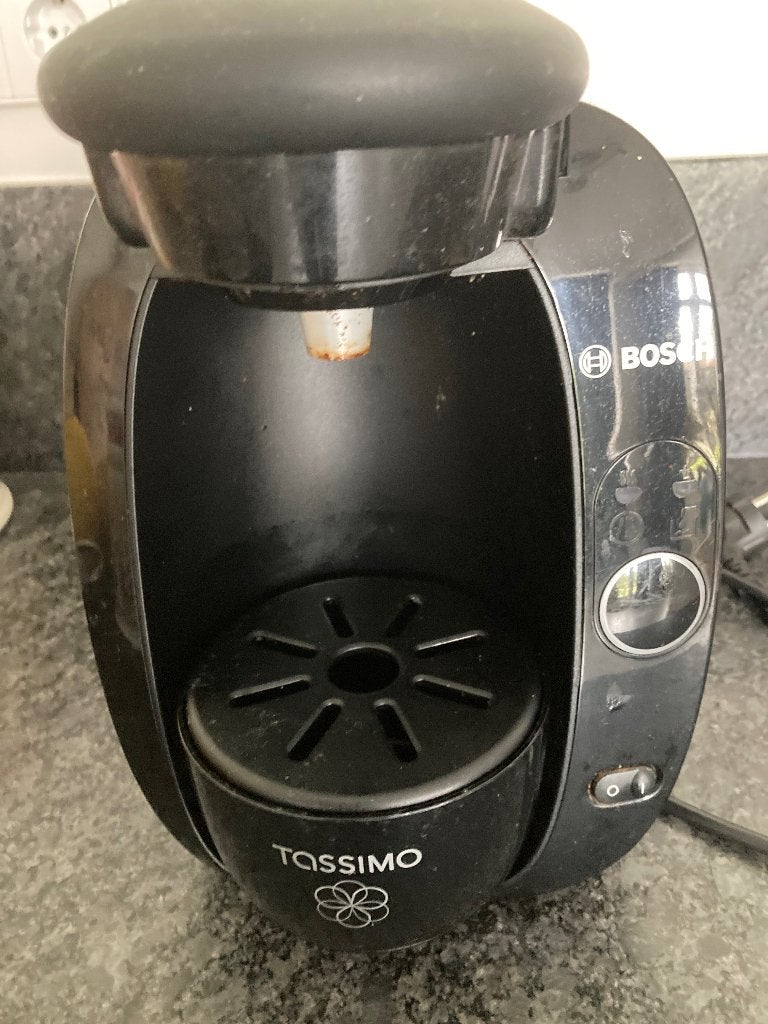 Bosch Tassimo Koffiezetapparaat - Zwart, Gebruikt, Koffiemachine, Ophalen of Verzenden, 1 kopje