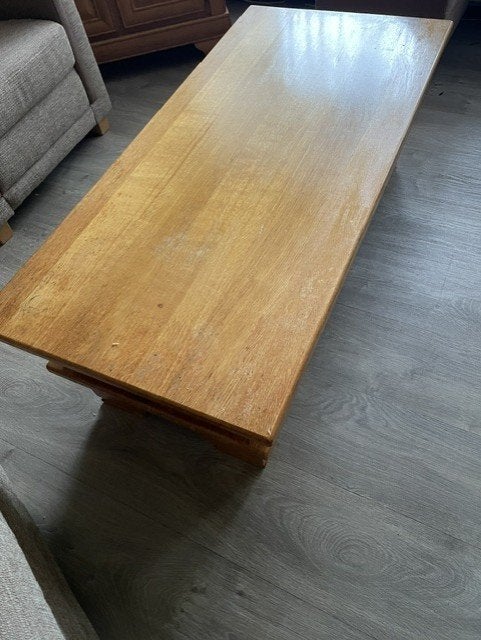 kloostertafel licht eiken, Ophalen, Gebruikt, 100 tot 150 cm, 50 tot 100 cm