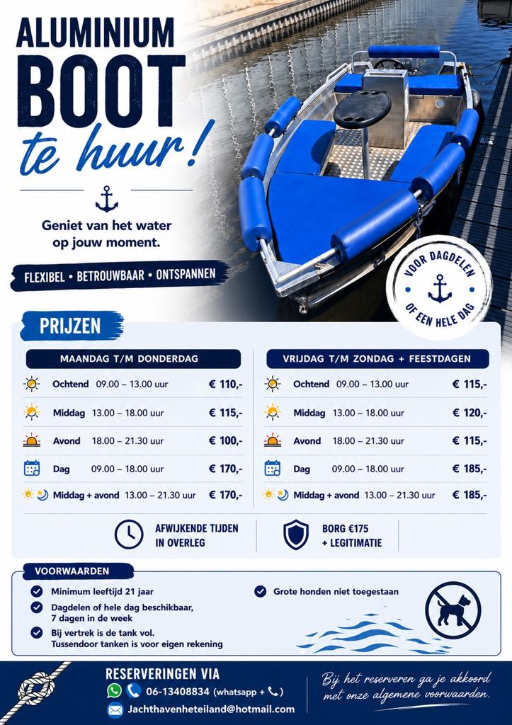Boot verhuur sloep verhuur bootverhuur sloepverhuur aalsmeer