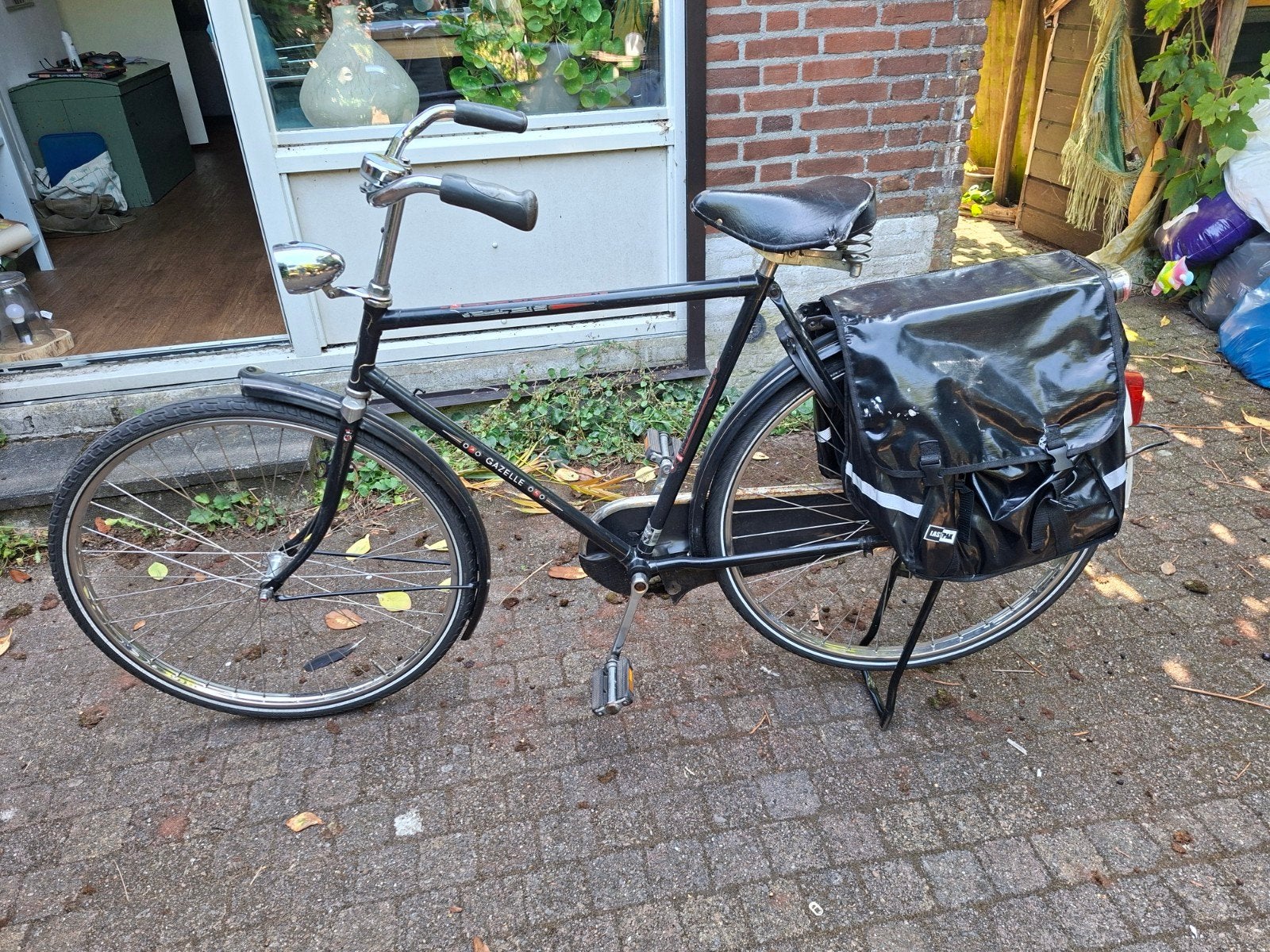 Gazelle opafiets, Fietsen en Brommers, Ophalen, Gebruikt, Terugtraprem, Gazelle