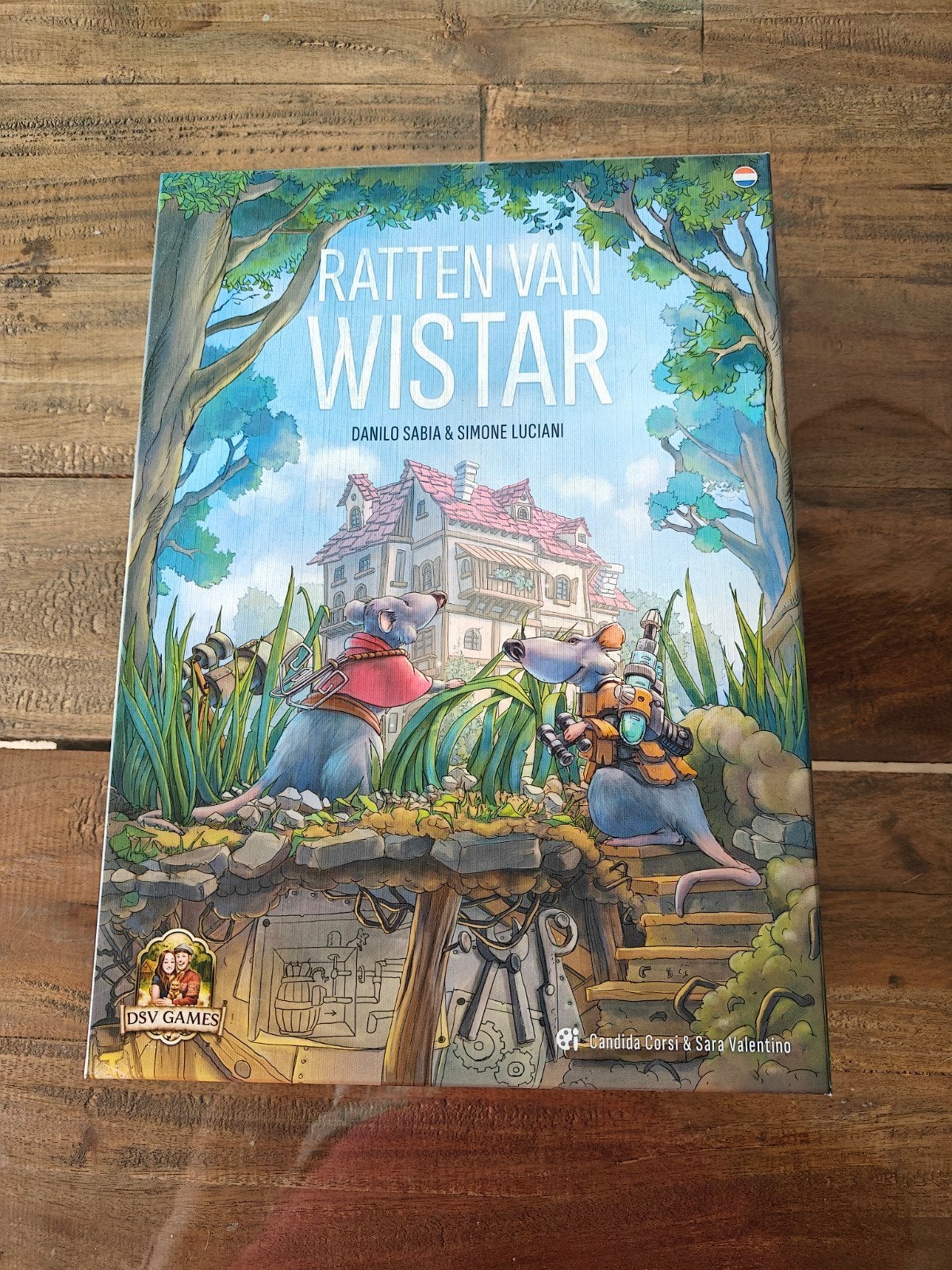 Ratten van Wistar Bordspel - Zo goed als nieuw, Een of twee spelers, Ophalen of Verzenden, Zo goed als nieuw, DSV Games