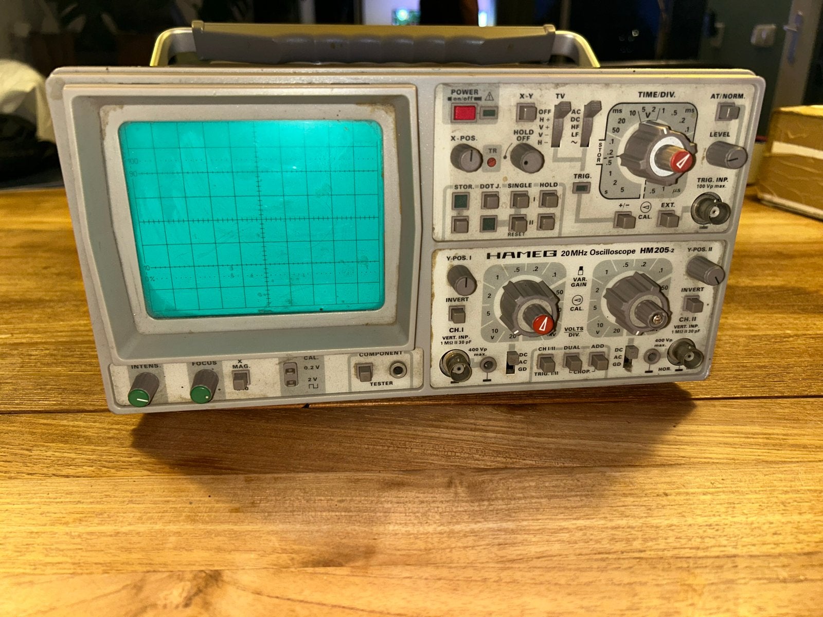 Hameg HM205-2 Oscilloscoop 20MHz, Ophalen