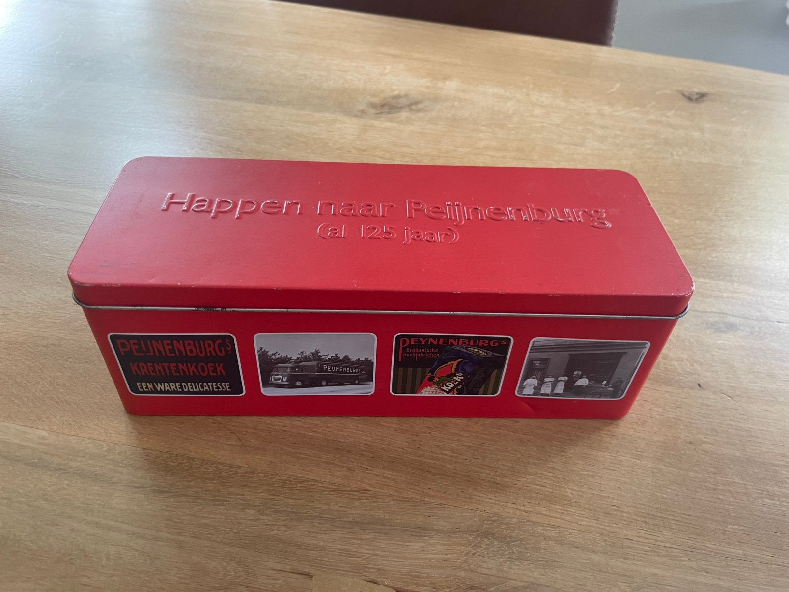 Peijnenburg koekblik, Ophalen of Verzenden, Gebruikt, Koek(jes)