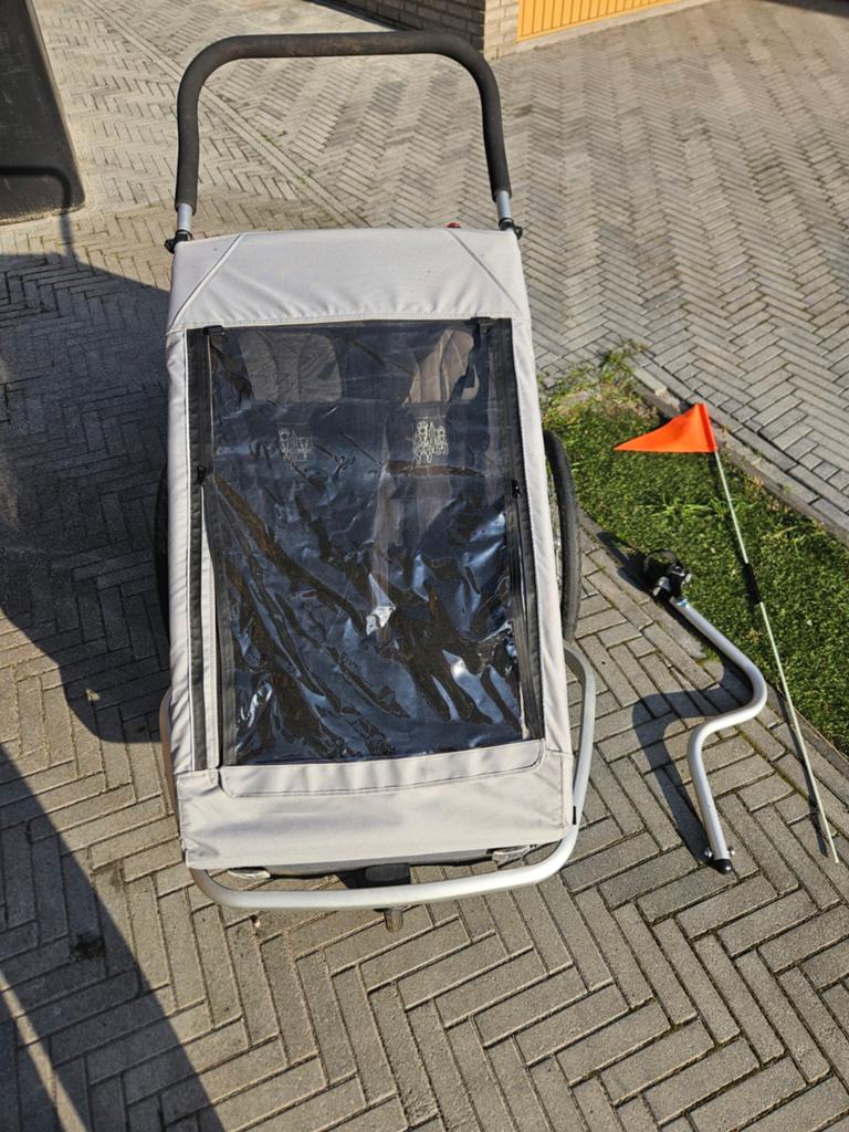 Fietskar croozer Kid Keeke 2, Fietsen en Brommers, Ophalen, Opvouwbaar, 60 tot 80 kg, Croozer