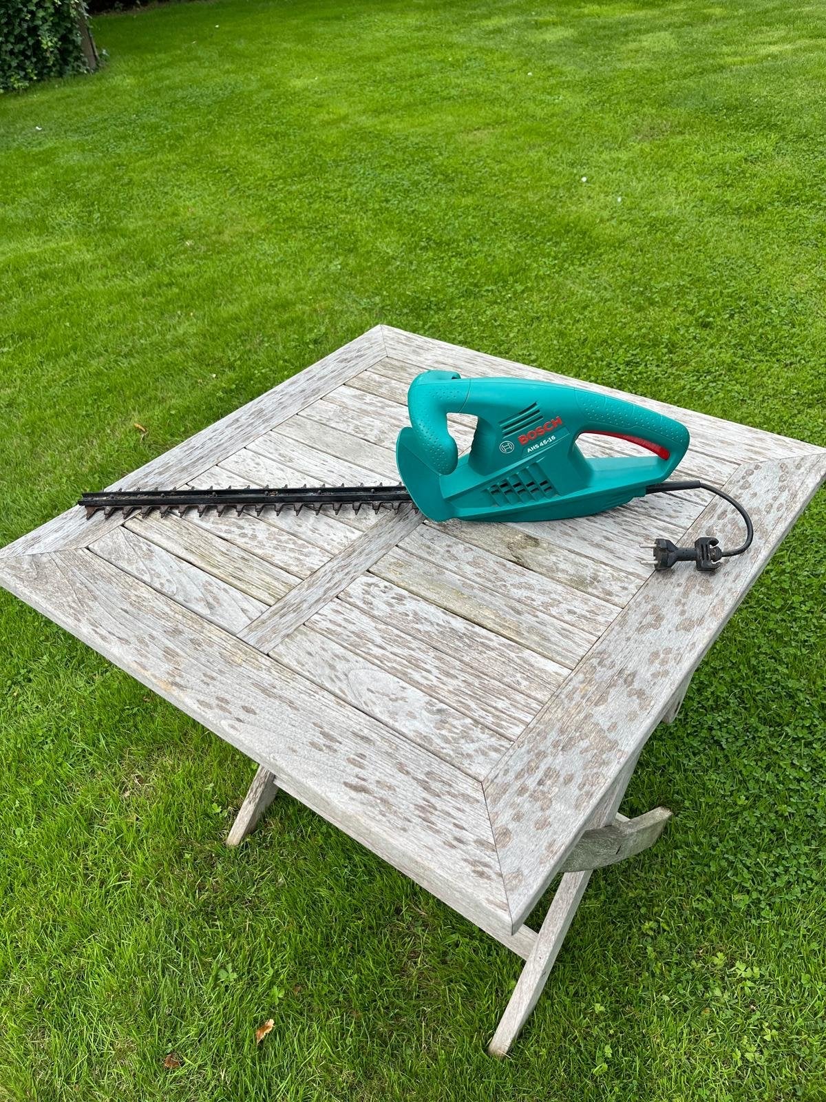 Nette Bosch Elektrische Snoeischaar AHS 45-16 - 45 cm, Tuin en Terras, Ophalen, Gebruikt, Elektrisch