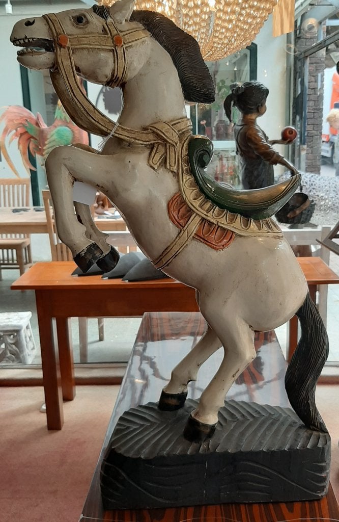 Houten Carrousel paard, Ophalen of Verzenden