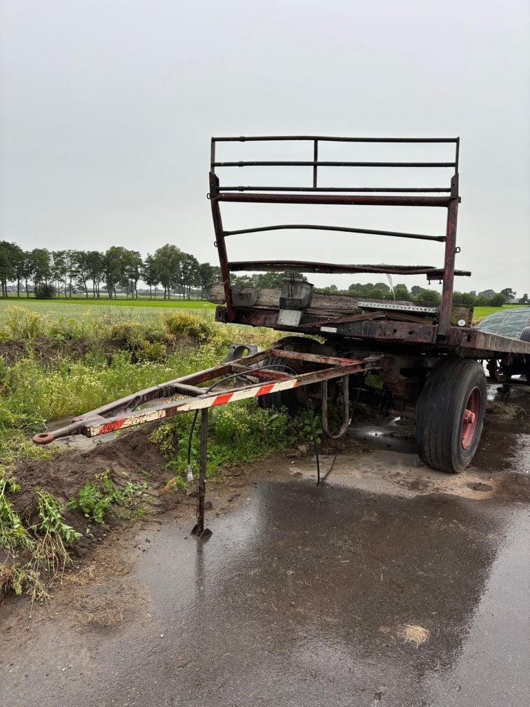 Platte wagen met kenteken voor de handige klusser, Zakelijke goederen, Agrarisch | Werktuigen, Ophalen, Transport