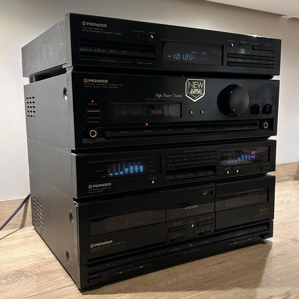 Pioneer DC-Z83 Stereo Amplifuer &  F-Z83L Digital Tuner, Audio, Tv en Foto, Stereo-sets, Gebruikt, Cassettedeck, Pioneer, Losse componenten