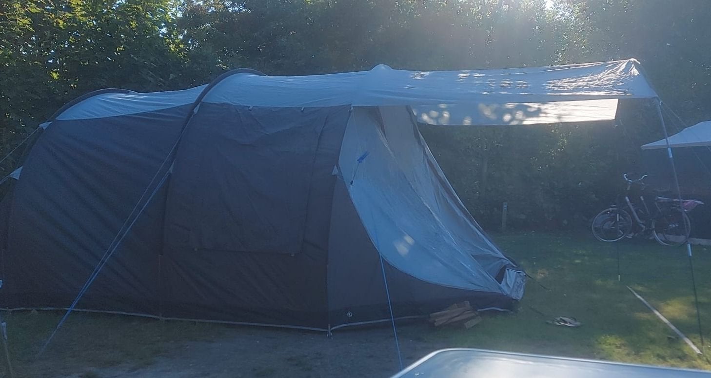 Safarica Blackhawk 300 deluxe 4-persoonstent, Ophalen of Verzenden, Gebruikt, Tot en met 4