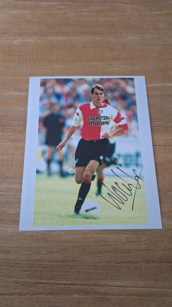 Foto 20x25cm met handtekening; Kees van Wonderen # Feyenoord, Ophalen of Verzenden, Nieuw, Feyenoord, Overige typen