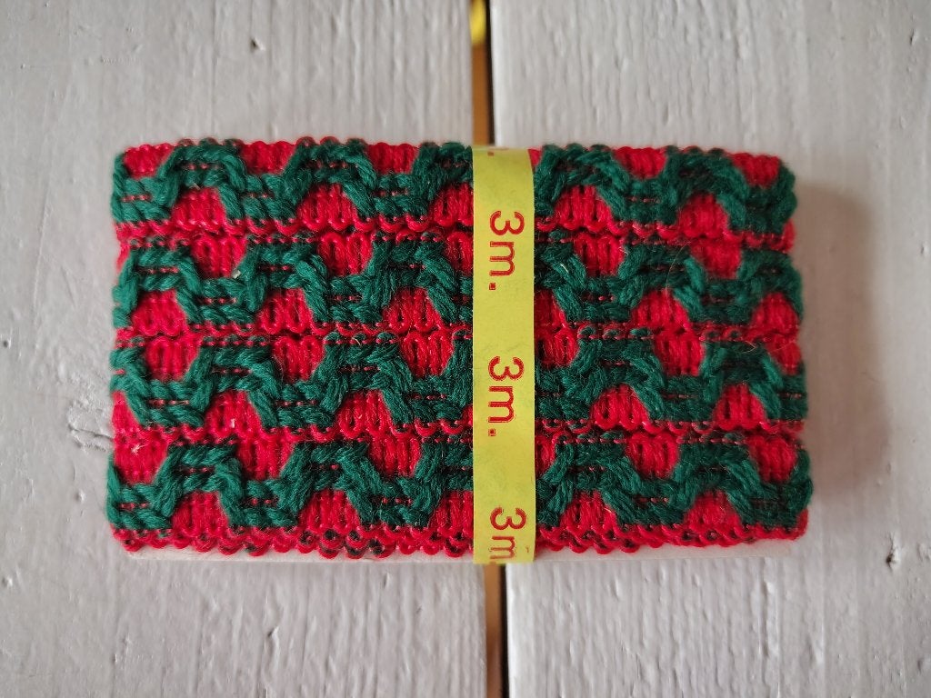 Leuk band - kerst - rood, groen, Ophalen of Verzenden, Nieuw, Lint, Band of Elastiek