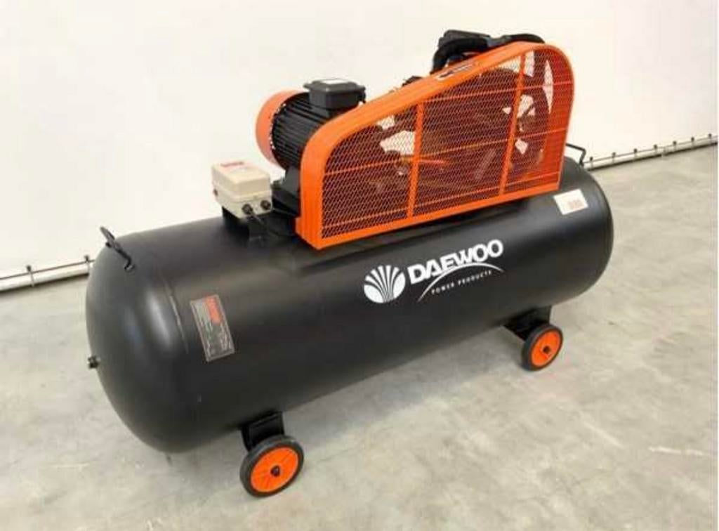 Nieuwe Daewoo luchtcompressor (500L, 10 bar), Nieuw, Mobiel, 10 bar of meer, 100 liter of meer