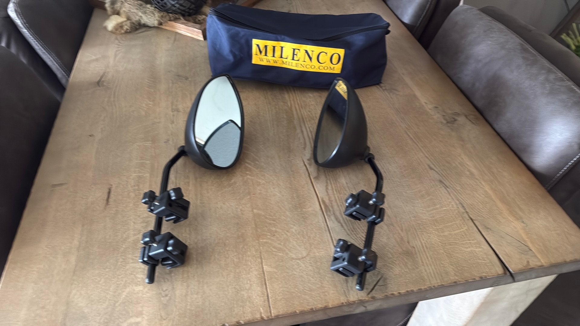 Milenco caravan spiegels, Ophalen of Verzenden, Zo goed als nieuw