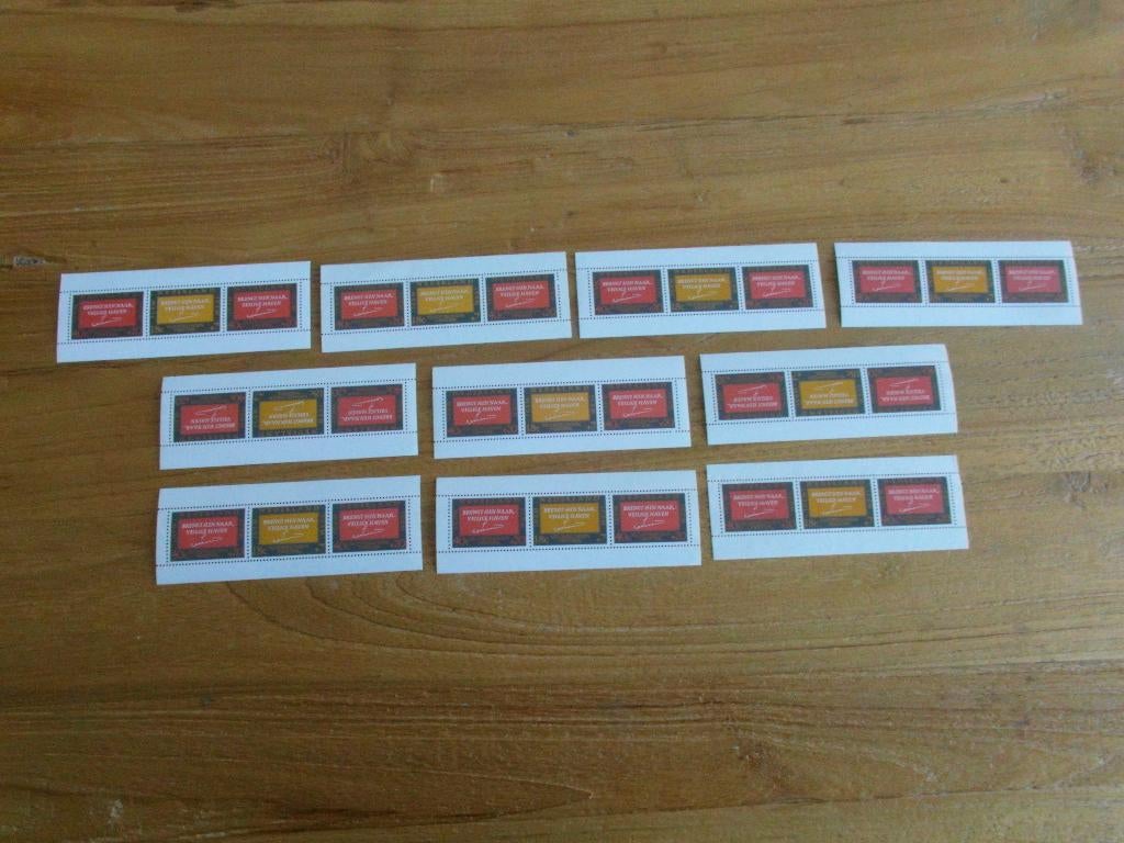 858 10 Velletjes Vluchtelingen 1966 Postfris, Ophalen of Verzenden, Na 1940, Postfris