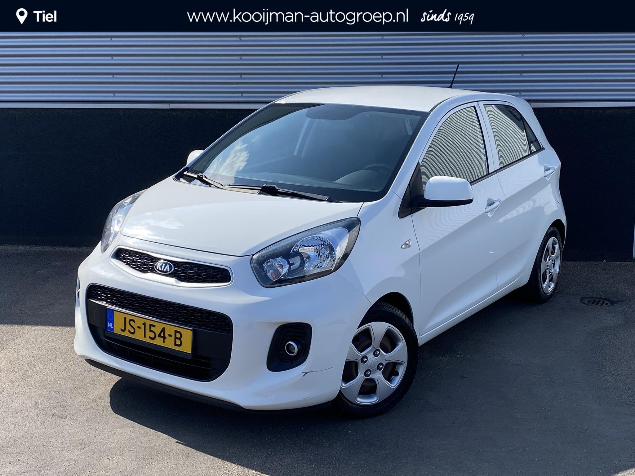 Kia Picanto 1.0 CVVT EconomyPlusLine Airconditioning, centra, Voorwielaandrijving, Stof, Gebruikt, Euro 6