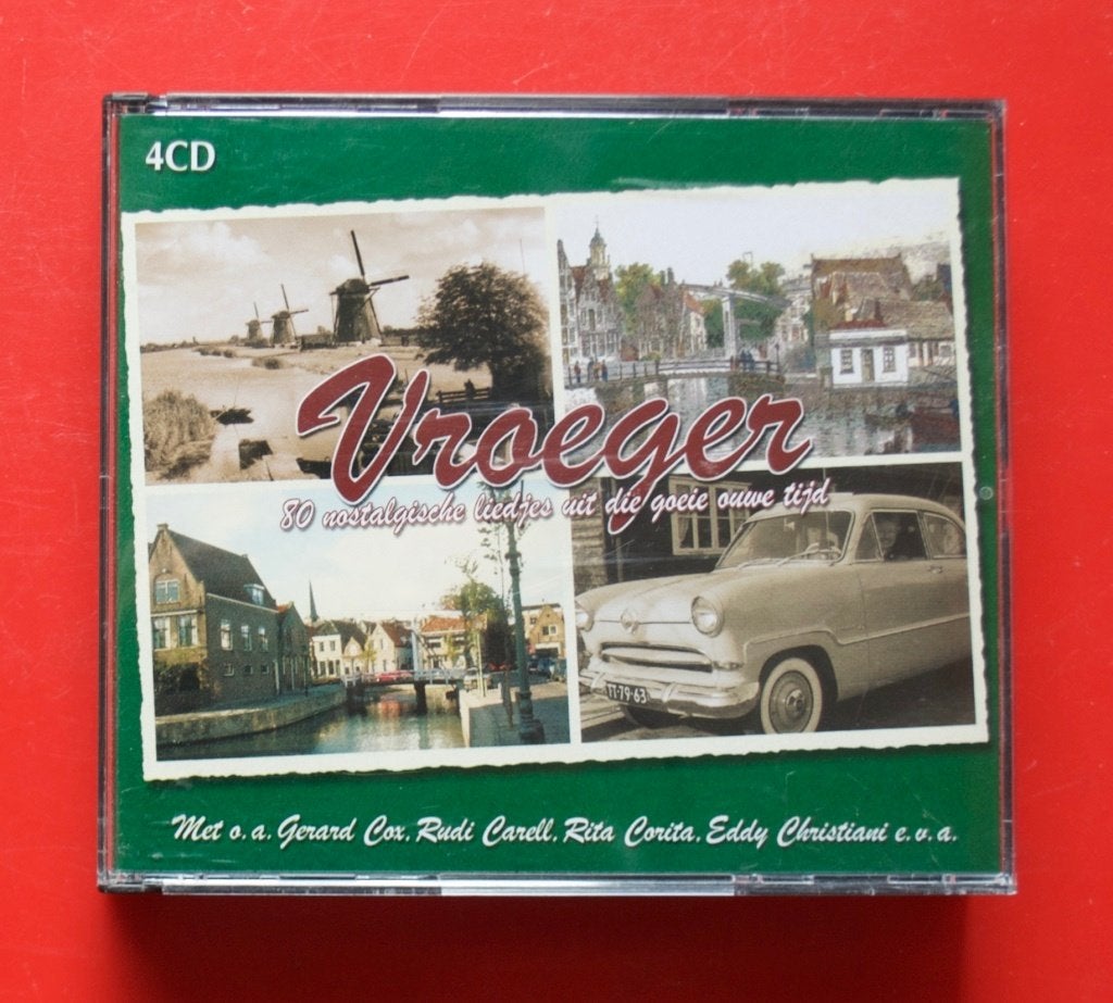 4cd Vroeger 80 Nostalgische Liedjes Uit Die Goeie Ouwe Tijd, Ophalen of Verzenden, Gebruikt, Nederlandstalig, Verzamelalbum