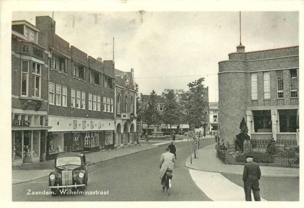 701-403-045 Zaandam Wilhelminastraat, Verzamelen, Ansichtkaarten | Nederland, Verzenden, Voor 1920, Noord-Holland