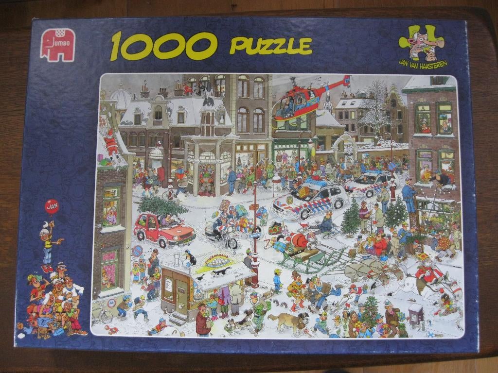 puzzels 3 x, Ophalen, 500 t/m 1500 stukjes, Zo goed als nieuw, Legpuzzel