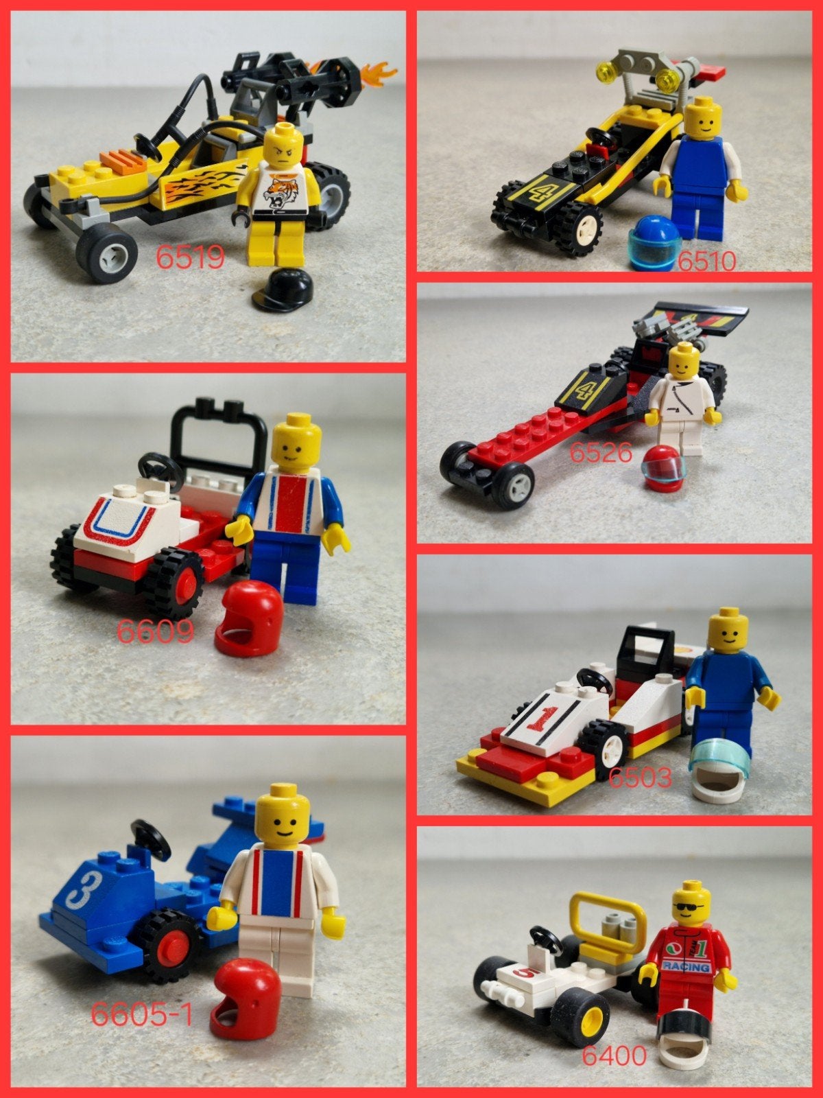 Lego minifiguren met voertuig thema racing, Ophalen of Verzenden, Nieuw