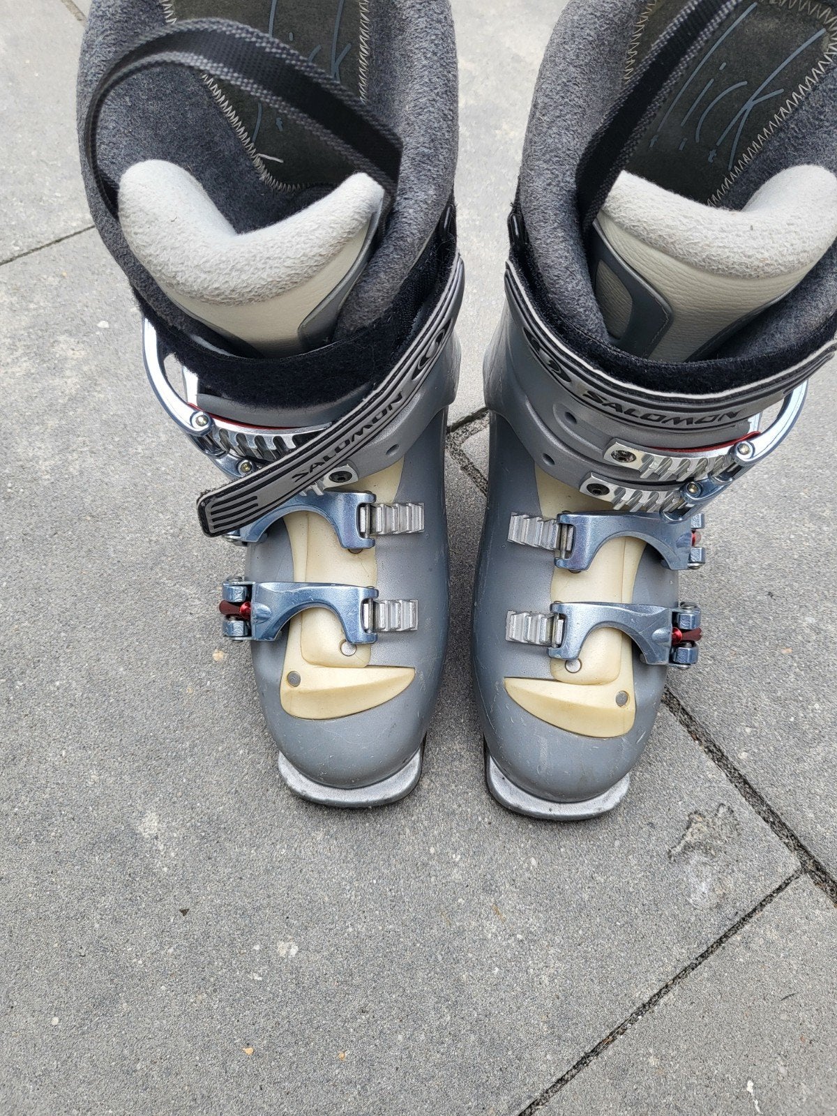 Salomon skischoenen maat 36.5 zo goed als nieuw, Schoenen, Zo goed als nieuw, Skiën, Salomon