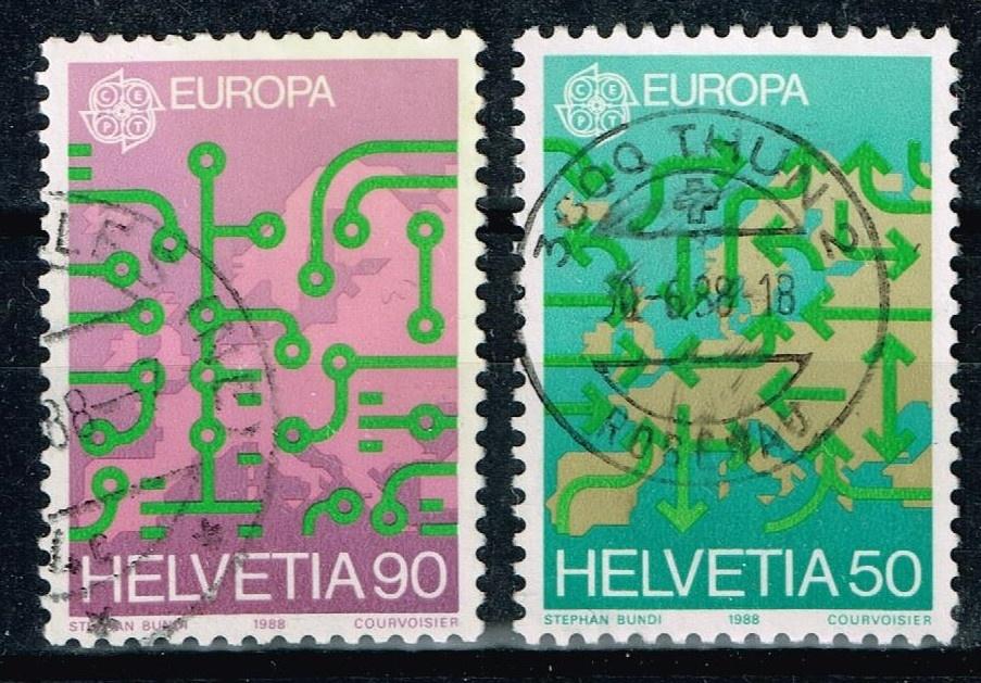 Postzegels uit Zwitserland - K 1393 - Europa, Postzegels en Munten, Postzegels | Europa | Zwitserland, Verzenden, Gestempeld