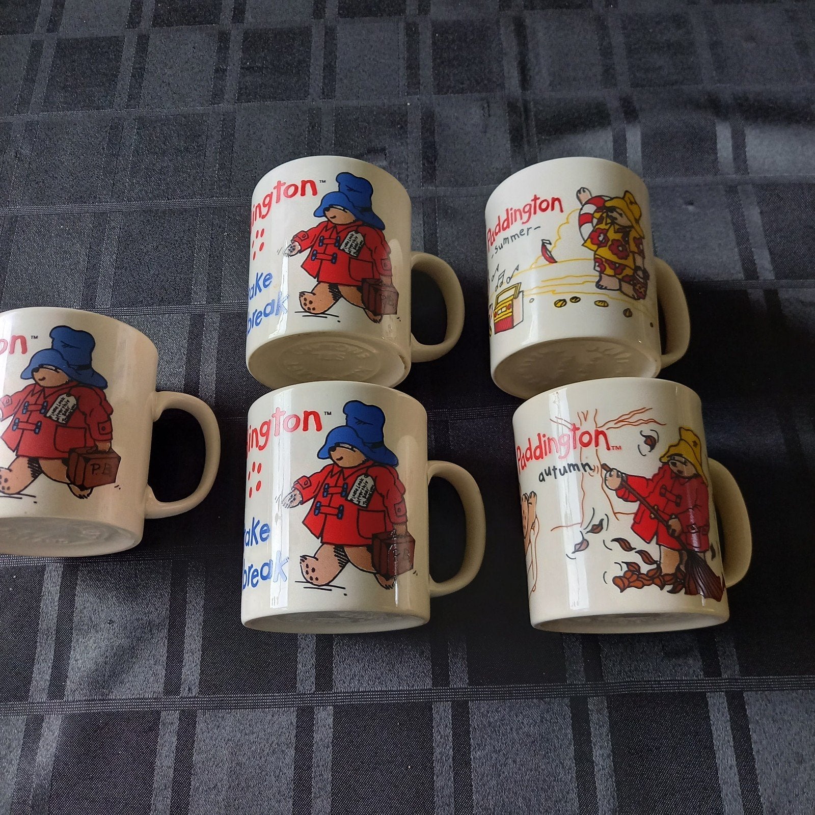 Set van 5 Paddington Beer mokken - Vintage, Ophalen of Verzenden, Overige stijlen, Mok