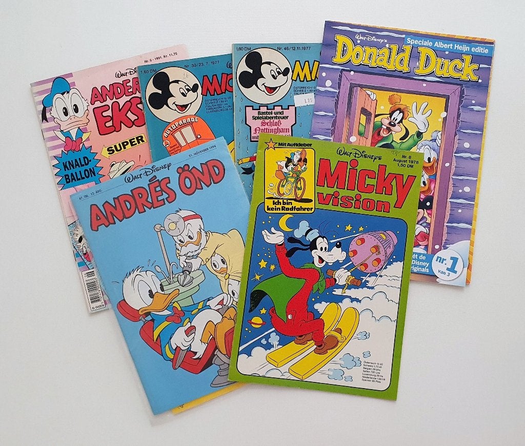 Diverse Disney bladen (laatste kans), Verzamelen, Ophalen of Verzenden, Overige figuren, Zo goed als nieuw, Overige typen