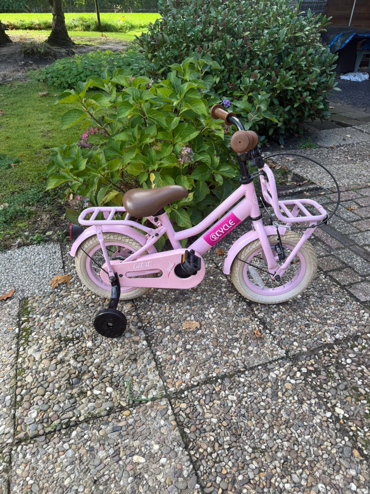 Kinderfiets 12 inch, Ophalen, Gebruikt, Minder dan 16 inch, Zijwieltjes