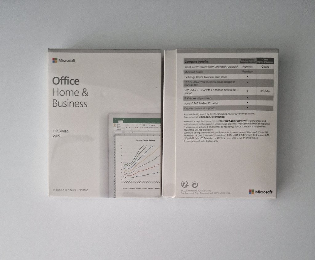 Microsoft Office Home & Business 2019 voor Windows – Geseald, Verzenden, Nieuw, Word, Windows