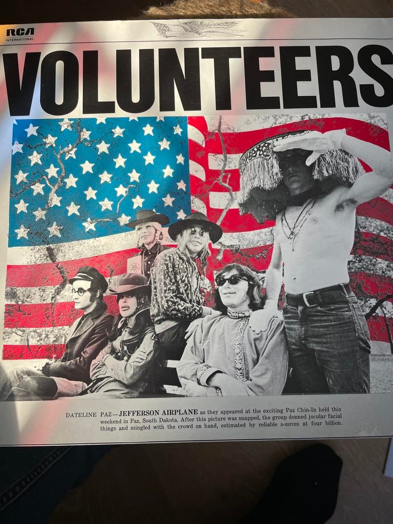 Jefferson Airplane - Volunteers LP (RCA International), Ophalen of Verzenden, Gebruikt, 12 inch