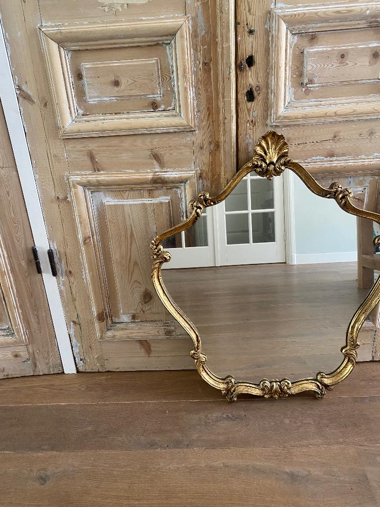 Spiegel barok vintage, Ophalen, Minder dan 50 cm, Zo goed als nieuw, Minder dan 100 cm
