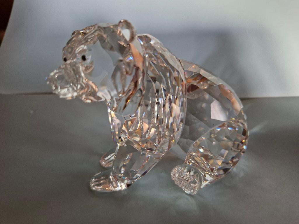 Swarovski grizzly, Verzamelen, Swarovski, Ophalen of Verzenden, Zo goed als nieuw, Figuurtje