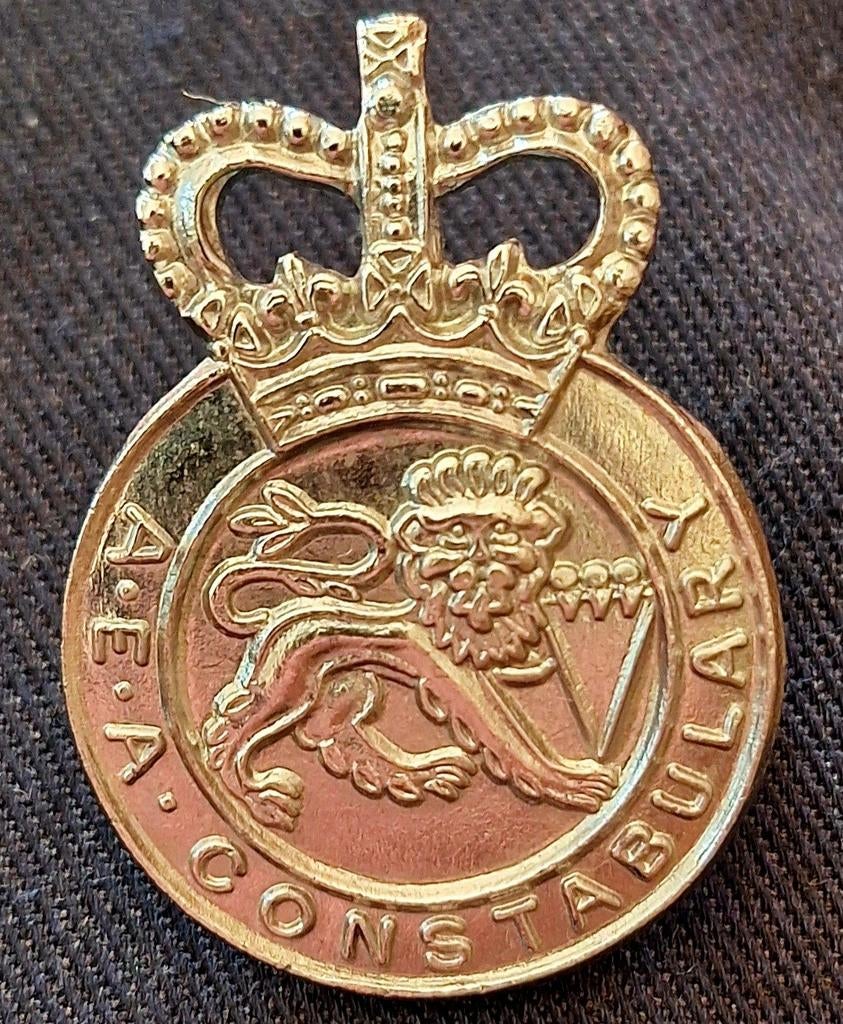 A.E.A. Constabulary Pin / rechter schouderspeld Politie, Ophalen of Verzenden, Gebruikt, Speldje of Pin