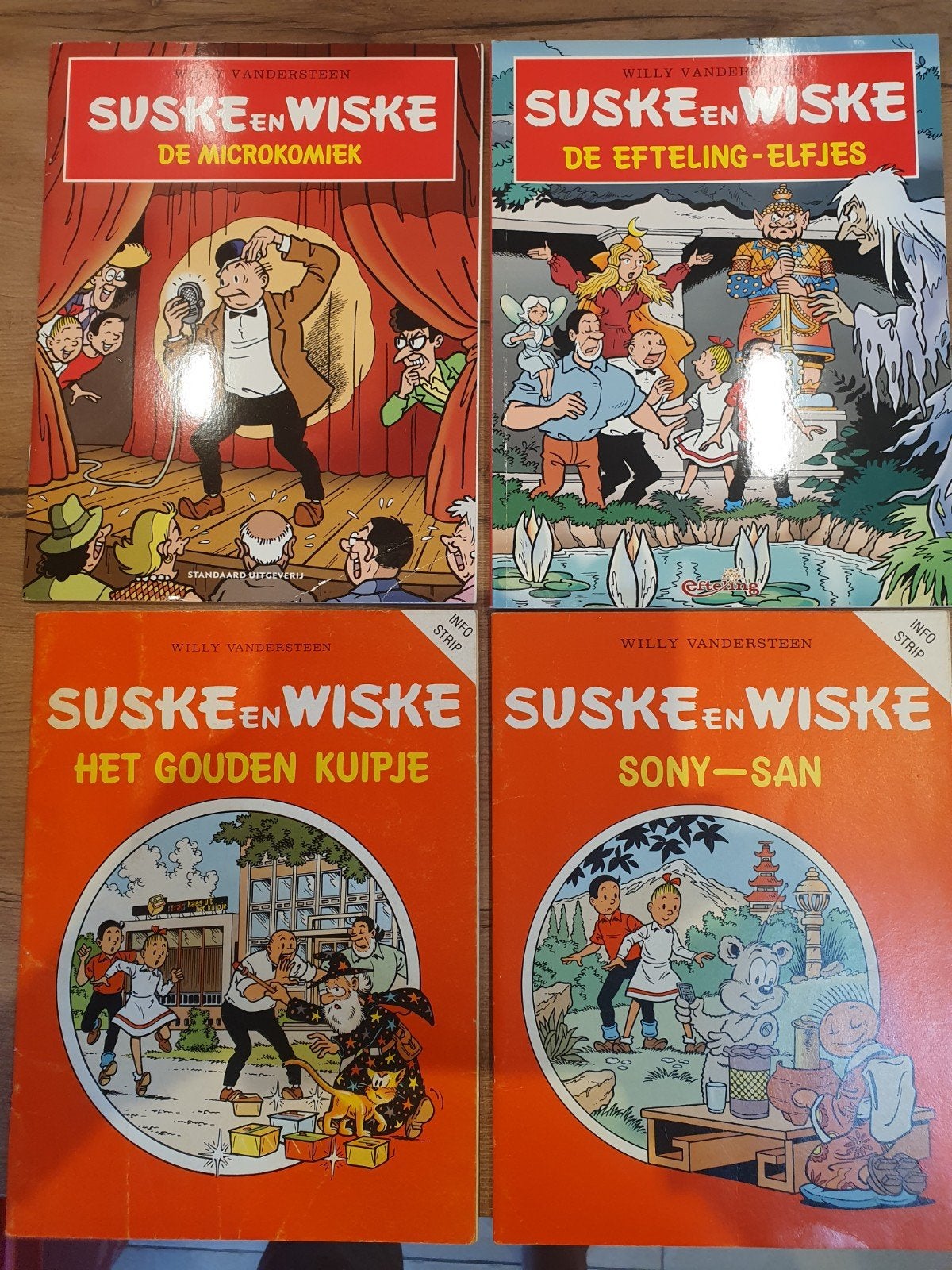 Suske en Wiske stripboeken - 4 speciale uitgaven, Meerdere stripboeken, Ophalen of Verzenden, Gelezen