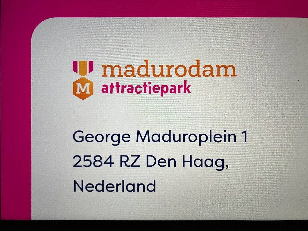 Madurodam ticket van Kruidvat, Eén persoon, Kortingsbon, Pretpark