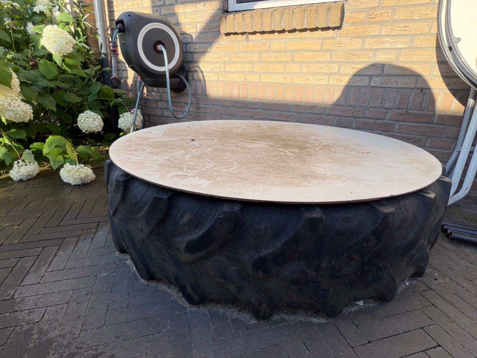 GRATIS! Trekkerband/zandbak, Ophalen, Zo goed als nieuw
