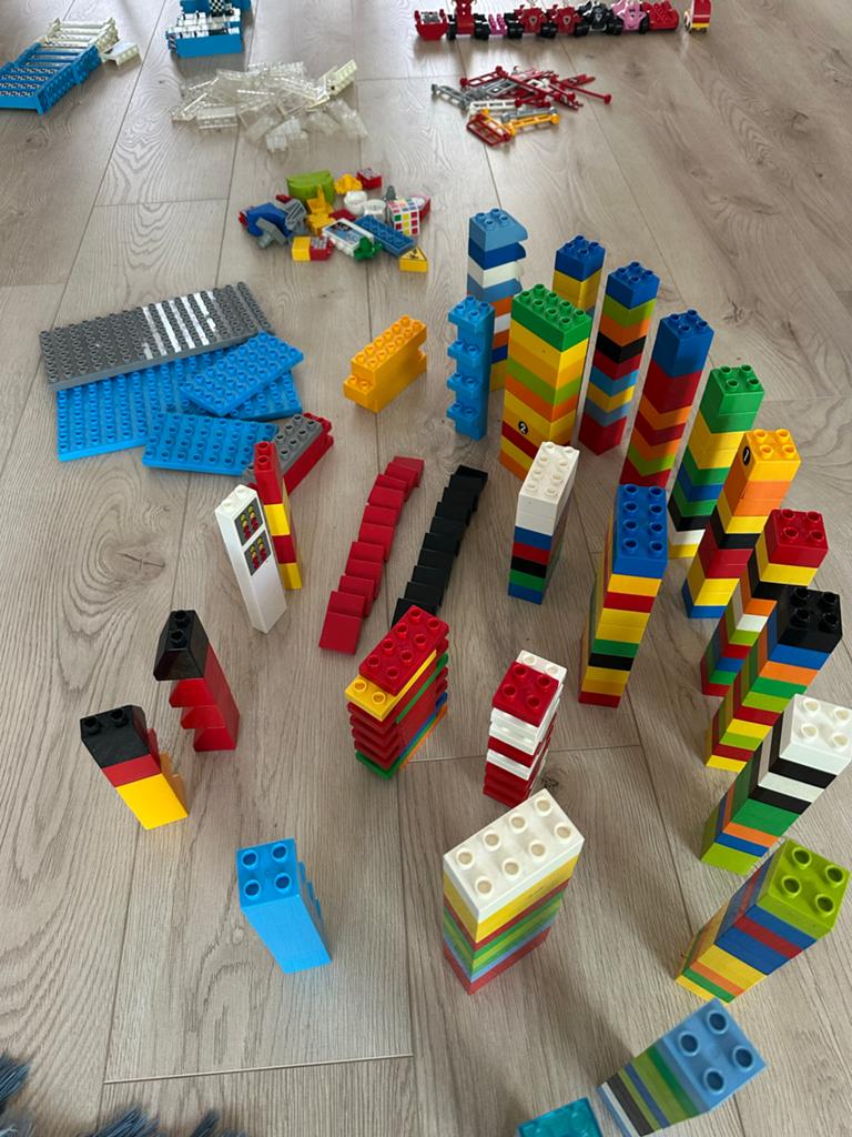 Grote partij LEGO Duplo   345 stk ( orgineel  ), Gebruikt, Overige thema's, Ophalen of Verzenden, Duplo