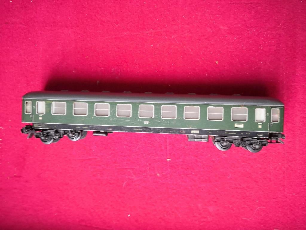 Modeltrein TRIX-EXPRESS 3 rail systeem D-rijtuig blik, Gebruikt, Gelijkstroom, Trix, Rails