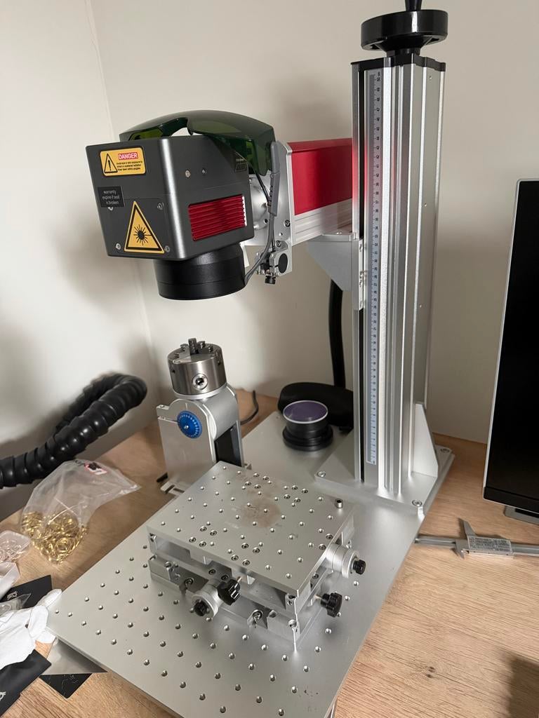Fiber laser 100W JPT MOPA Laser graveermachine, Ophalen of Verzenden