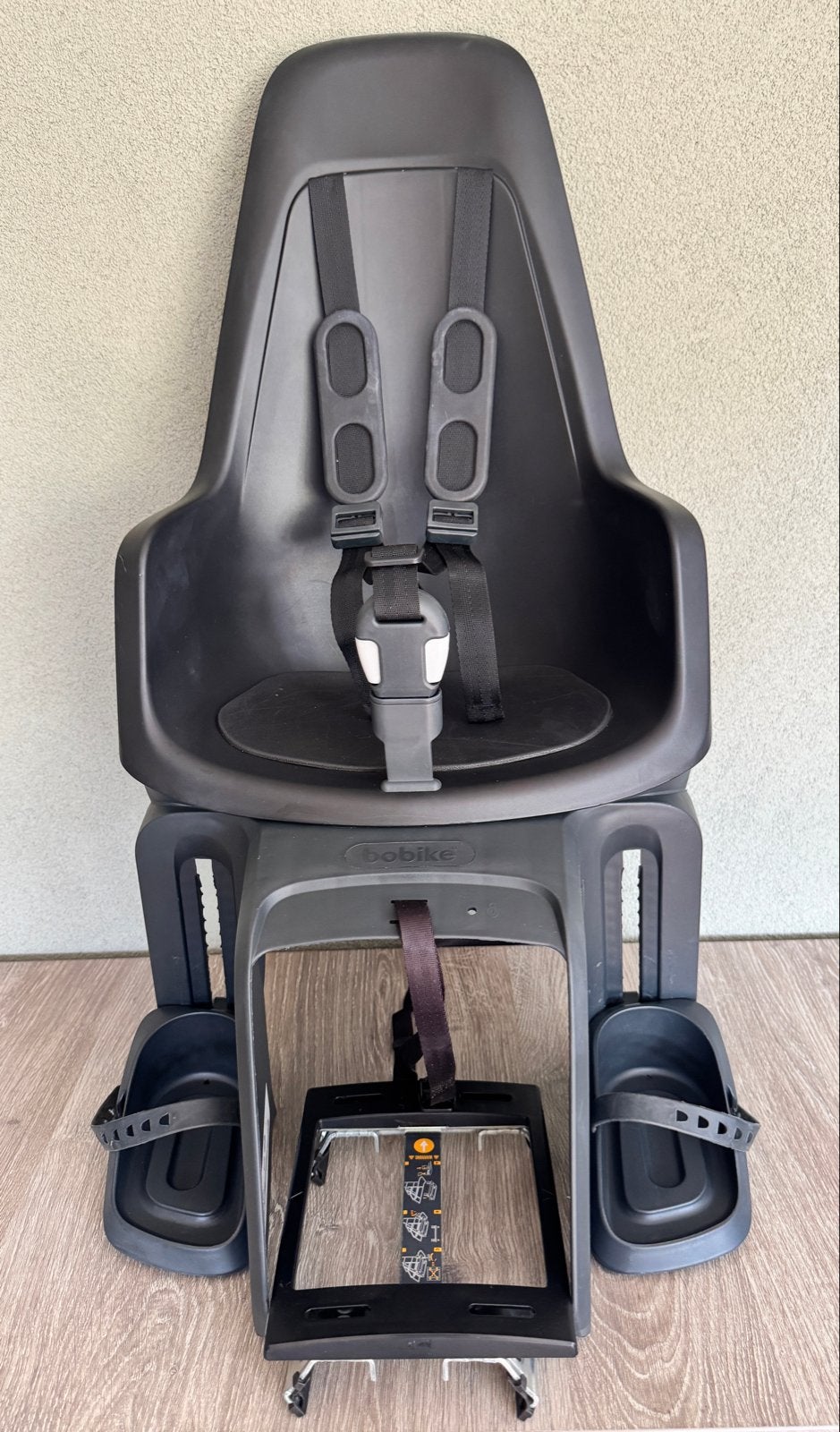 Bobike Maxi One Achterzitje met Montage, Fietsen en Brommers, Ophalen, Achterzitje, Voetsteuntjes, 9 t/m 18 kg