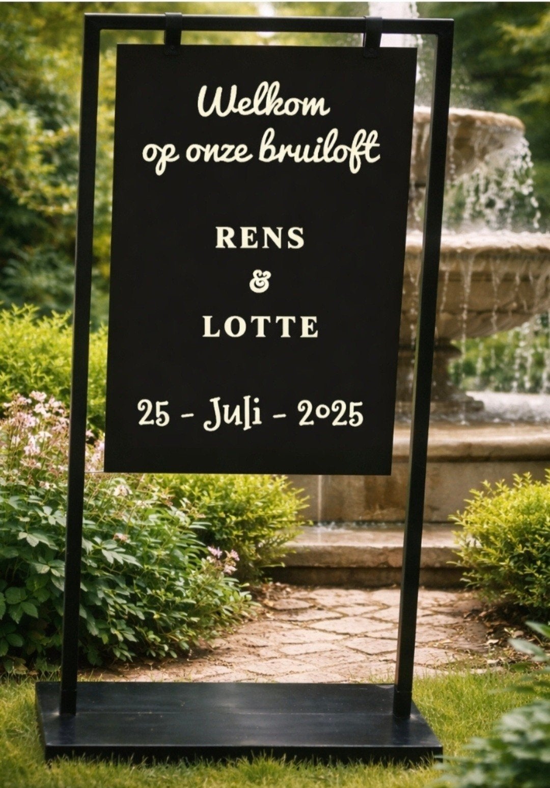 welkomstbord/schildersezel/backdrop te huur, Ophalen, Gebruikt, Overige