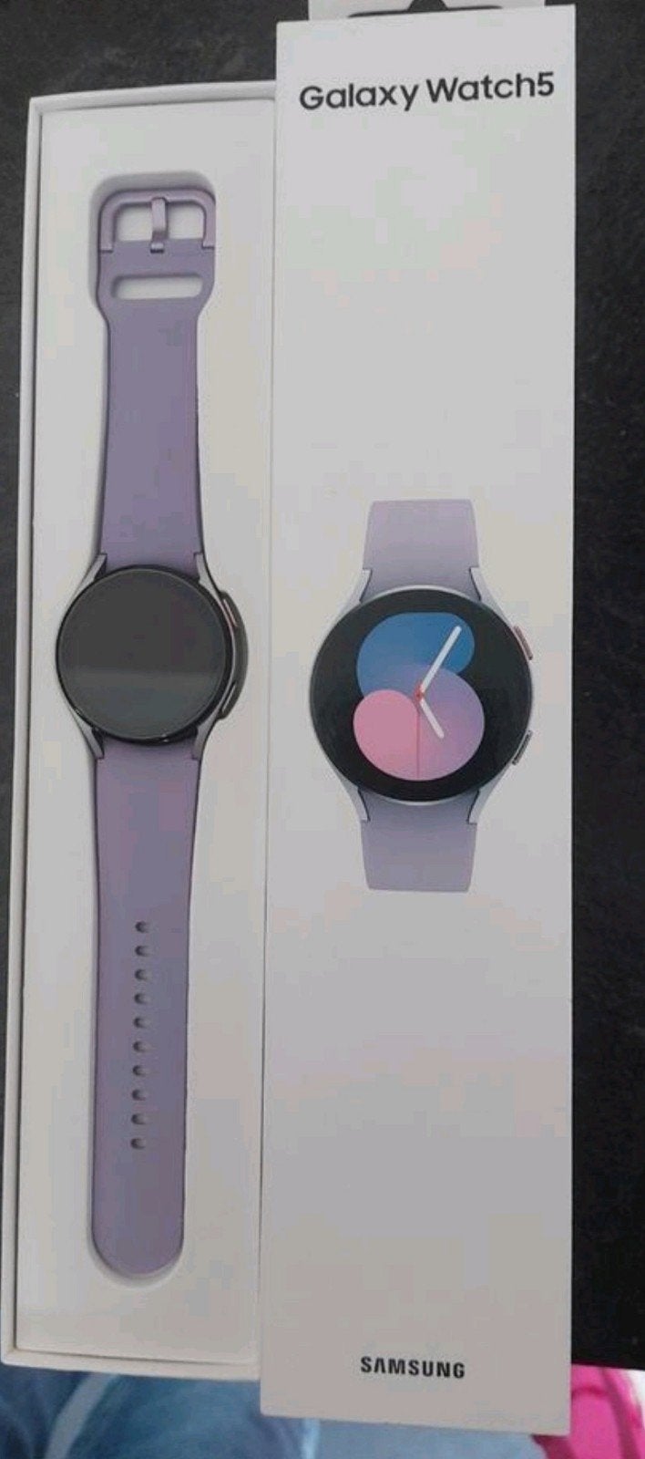 Samsung watch 5, Ophalen of Verzenden, Zo goed als nieuw, Zwart, Android