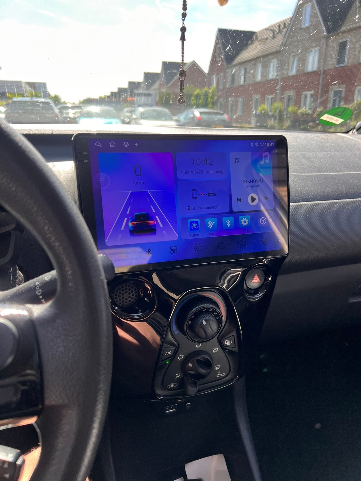Toyota Aygo Peugeot 108 carplay radio met montage, Ophalen, Zo goed als nieuw