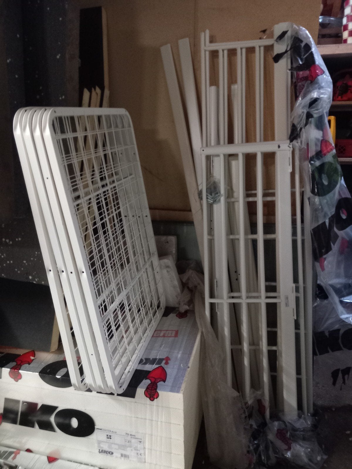 gratis witte hoogslaper 2 pers., Ophalen, Gebruikt, Tweepersoons